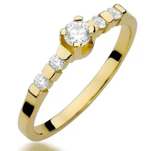 Gold Diamant ring EY-384 0.35ct | ergold