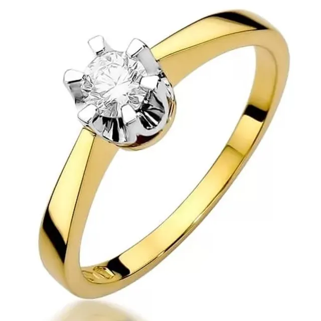 Gold Diamant ring EY-408 0.25ct | ergold