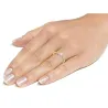 Goldring mit Strasssteinen SQUARE P2.1296 | ergold
