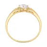 Gold Ring Zirconie Nur ein Smaragd | ergold
