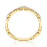 Goldring mit Strasssteinen SQUARE P2.1296 | ergold