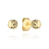 ⭐ Kolczyki kulki super lekkie diamentowane 5 mm pr. 333 ♥ Ergold