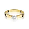 Złoty Pierścionek 585 z diamentem brylant 0,30ct