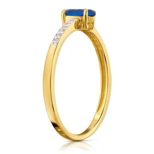 Goldring mit Strasssteinen SQUARE P2.1296 | ergold