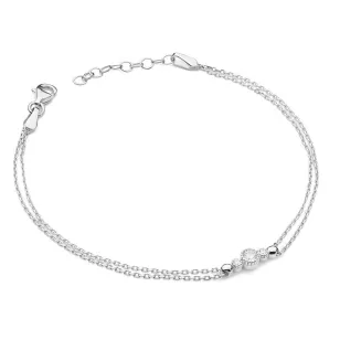 Bransoletka złota 585 z diamentami 0.13ct