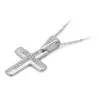 Złoty krzyżyk 585 z Diamentami 0,09ct