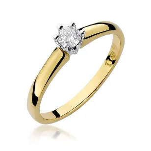 Złoty pierścionek z diamentem EY-317 0,20ct