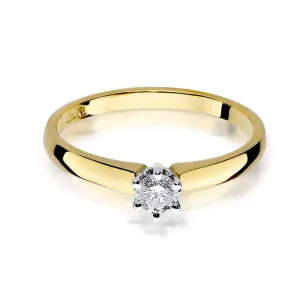 Złoty pierścionek z diamentem EY-317 0,20ct