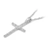 Złoty krzyżyk 585 z Diamentami 0,05ct