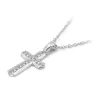 Złoty krzyżyk 585 z Diamentami 0,03ct