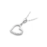 Złota Zawieszka Serce 585 z Diamentami 0,13ct