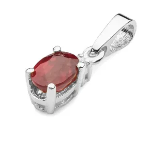 Złota Zawieszka 585 z Rubinem i Diamentem 0,60ct