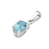 Złota Zawieszka 585 z Topazem i Diamentem 0,50ct