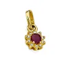 Złota Zawieszka 585 z Diamentami i Rubinem 0,15ct