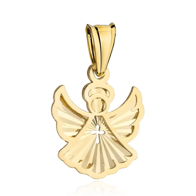 ⭐ Zawieszka złota diamentowany aniołek ♥ Ergold