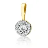 Złota Zawieszka 585 z Diamentami 0,22ct