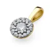 Złota Zawieszka 585 z Diamentami 0,22ct