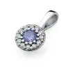 Złota Zawieszka 585 z Diamentami i Tanzanitem 0,15ct