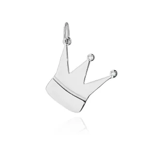 Złota Zawieszka korona 585 z Diamentami 0,01ct