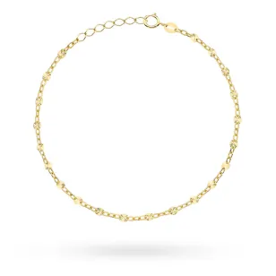 ⭐ Bransoletka złota z diamentowanymi kółeczkami ♥ Ergold