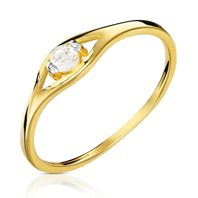 Gold Tear Ring P3.1655| ergold