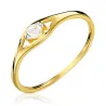 Gold Tear Ring P3.1655| ergold