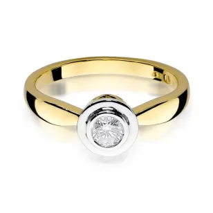 Złoty pierścionek z diamentem EY-294 0,30ct
