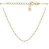 ⭐ Naszyjnik złoty delikatne diamentowane kuleczki 36+4 cm ♥ Ergold