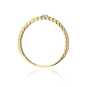 Gold Diamant Ring EY-45 0.10ct | ergold