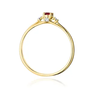 Gold Diamant Ring EY-45 0.10ct | ergold