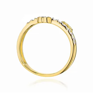 Gold Diamant Ring EY-45 0.10ct | ergold