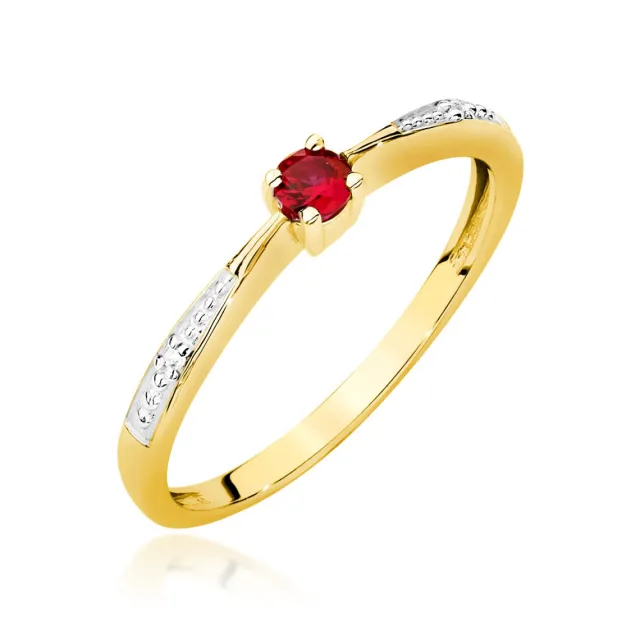 Gold Diamant Ring EY-45 0.10ct | ergold