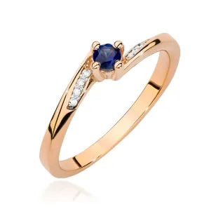 Gold Diamant Ring EY-45 0.10ct | ergold