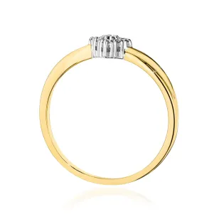 Gold Diamant Ring EY-45 0.10ct | ergold
