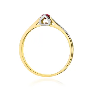 Gold Diamant Ring EY-45 0.10ct | ergold