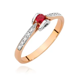 Gold Diamant Ring EY-45 0.10ct | ergold