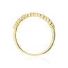 Złoty Pierścionek 585 Brylant Diamenty 0,07ct