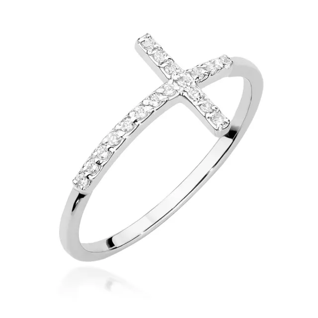 Gold Diamant Ring EY-45 0.10ct | ergold