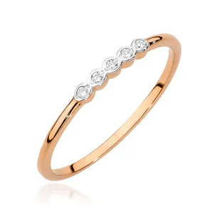 Gold Diamant Ring EY-45 0.10ct | ergold