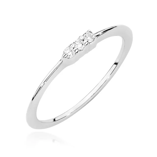 Gold Diamant Ring EY-45 0.10ct | ergold