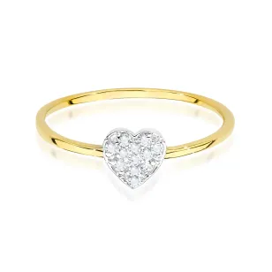 Gold Diamant Ring EY-45 0.10ct | ergold