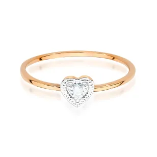 Gold Diamant Ring EY-45 0.10ct | ergold
