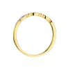 Złoty Pierścionek 585 Brylant Diamenty 0,05ct