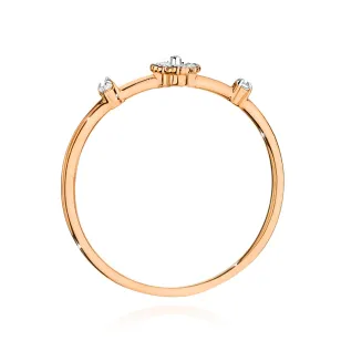 Gold Diamant Ring EY-45 0.10ct | ergold
