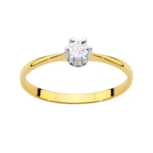 Gold Diamant Ring EY-45 0.10ct | ergold