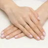 Pierścionek zaręczynowy z diamentem 0,03ct