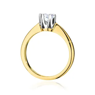 Pierścionek zaręczynowy z diamentem 0,40ct