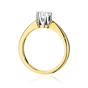 Pierścionek zaręczynowy z diamentem 0,50ct