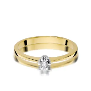 Gold Diamant Ring EY-45 0.10ct | ergold