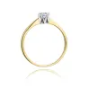 Pierścionek z diamentem 0,04ct